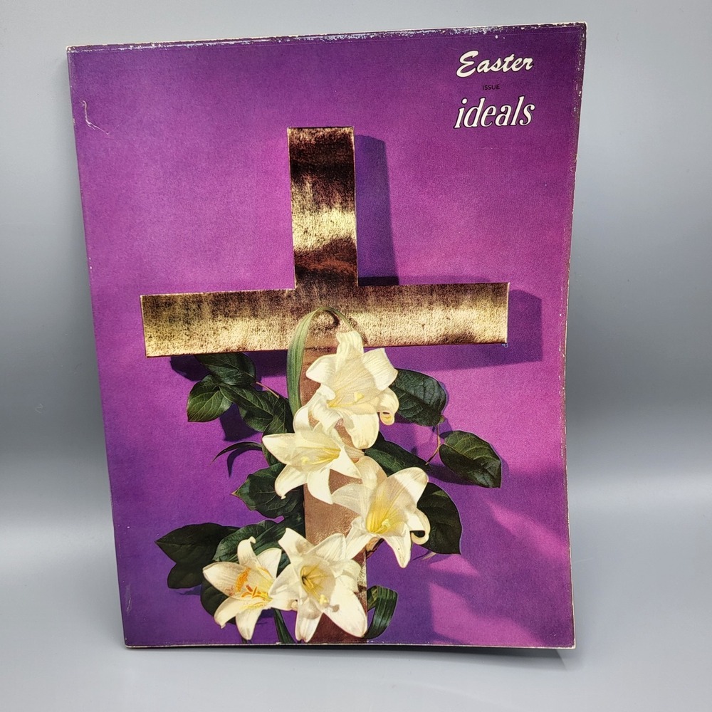 Vintage Ideals Easter 1959 Magazine Vol.16 No.1 March Poetry Poems Family